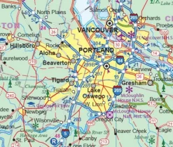 ITMB Verenigde Staten|Wegenkaart Pacific Northwest