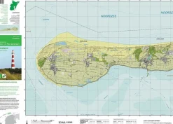 kaartenenatlassen Benelux|Topografische (wandel)kaart Ameland