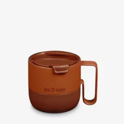 Klean Kanteen Flessen & Waterzakken|Campingservies|14oz Mok geisoleerd w/ flipdeksel autumn glaze