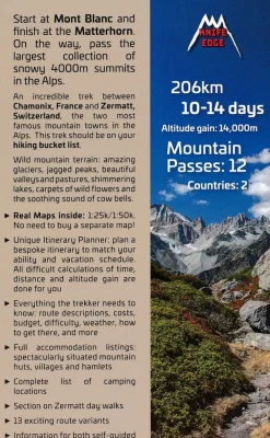 Knife Edge Frankrijk|Wandelgids Walker's Haute Route Chamonix - Zermatt