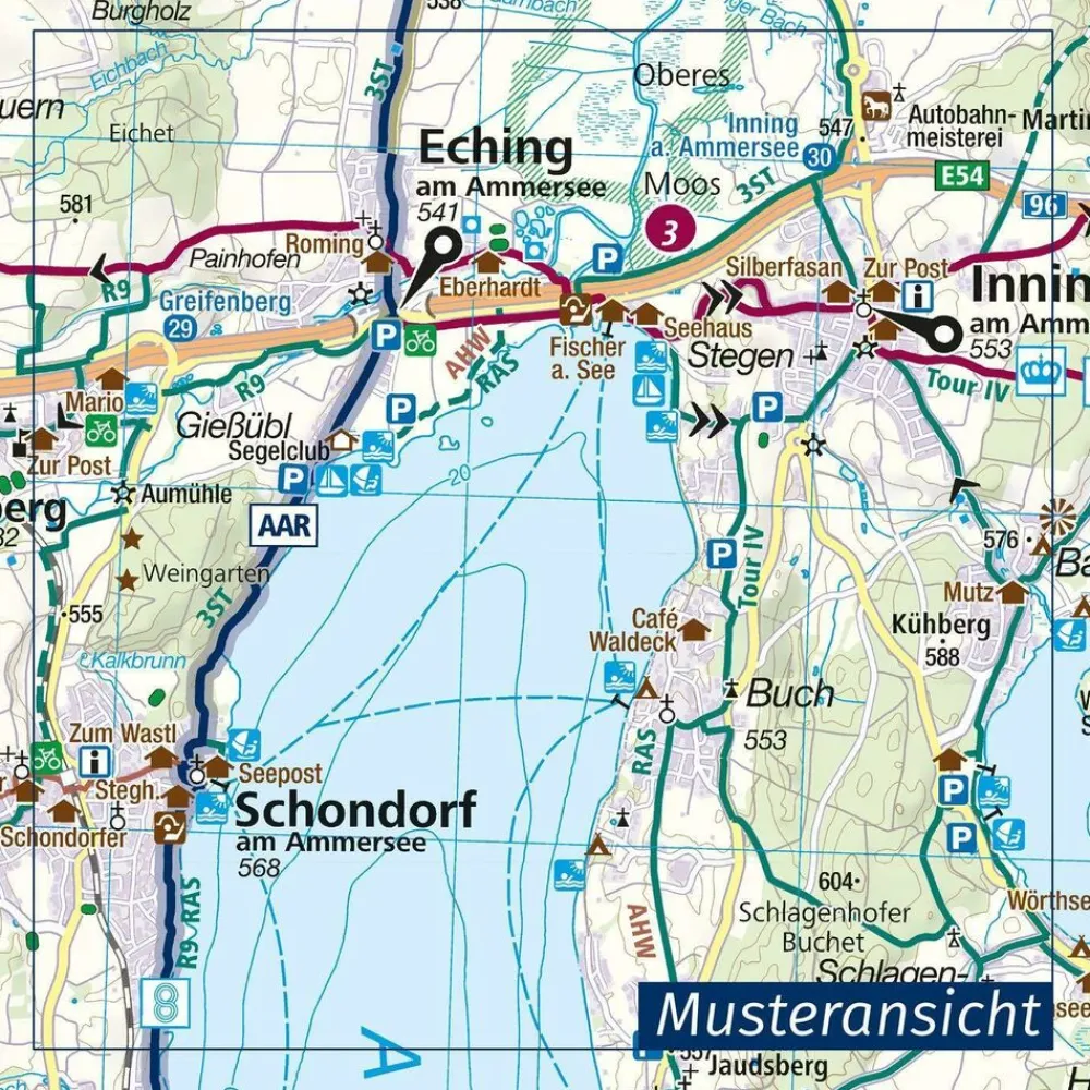 Kompass Duitsland|Fietskaart 3341 Hamburg - Lübeck