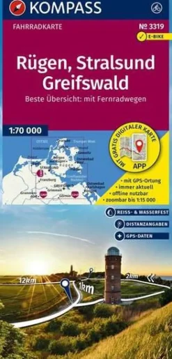 Kompass Duitsland|FK3319 Rugen, Stralsund