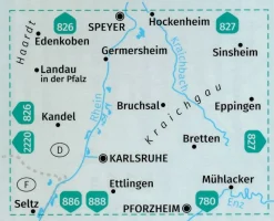 Kompass Duitsland|768 Kraichau, Karlsruhe