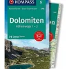 Kompass Italië & Malta|Wandelgids 5780 Dolomiten-Höhenweg 1-3