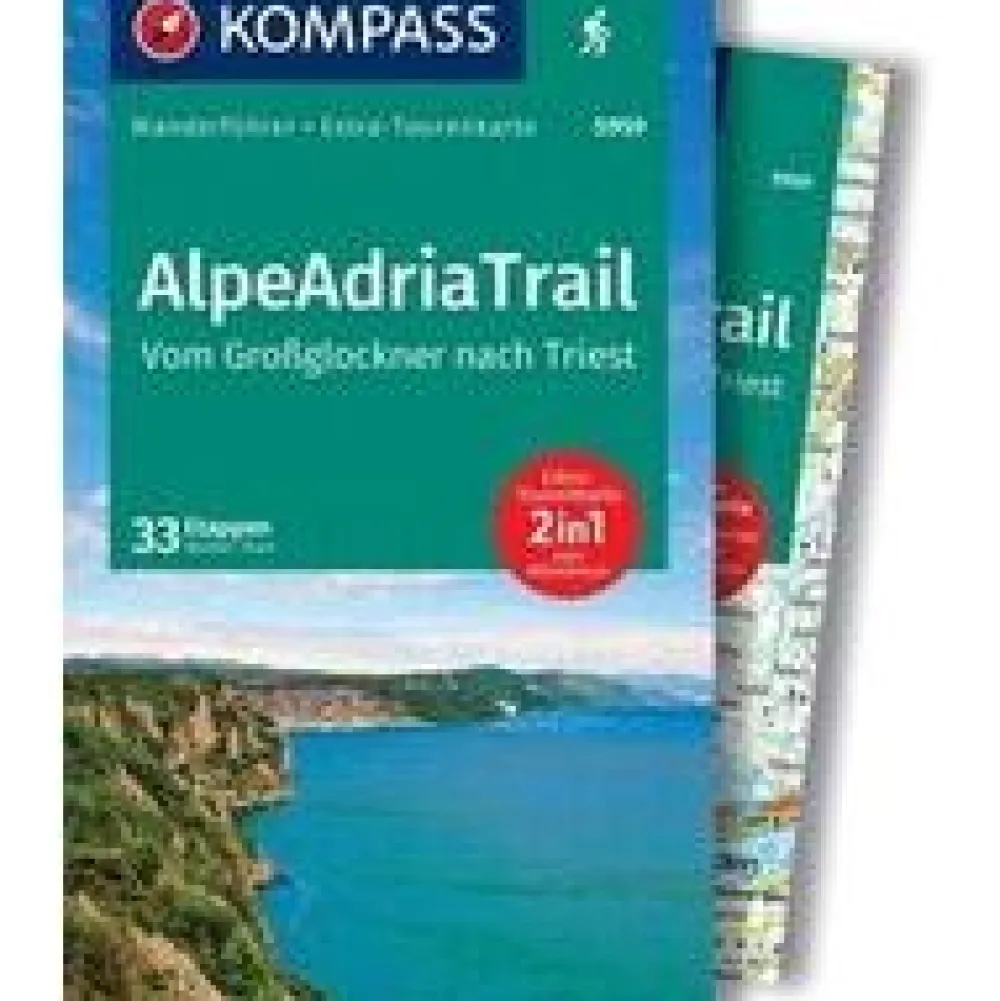 Kompass Europa Algemeen|Wandelgids WF5959 AlpeAdriaTrail