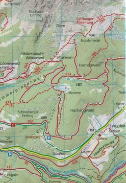 Kompass Italië & Malta|Wandelkaart 096 Alto Garda - ledro