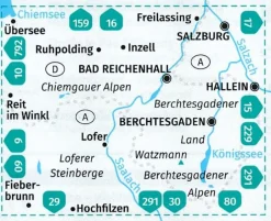 Kompass Duitsland|Wandelkaart 14 Berchtesgadener Land
