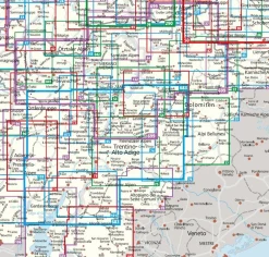 Kompass Italië & Malta|Wandelkaart 54 Bozen-Bolzano und Umgebung