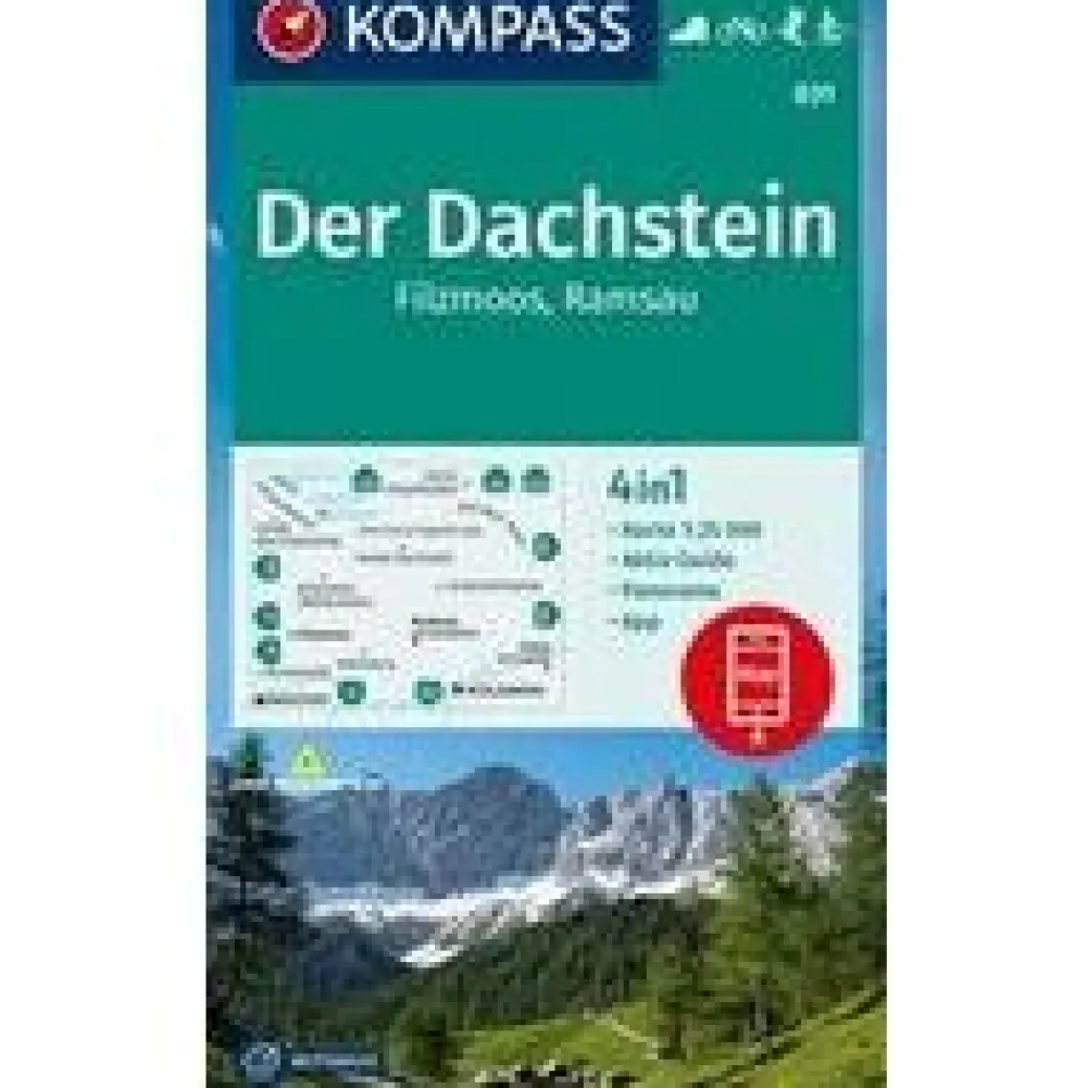 Kompass Oostenrijk|Wandelkaart 031 Der Dachstein
