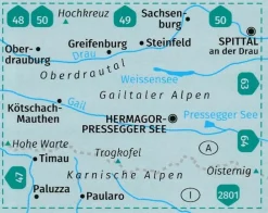 Kompass Oostenrijk|Wandelkaart 60 Gailtaler Alpen