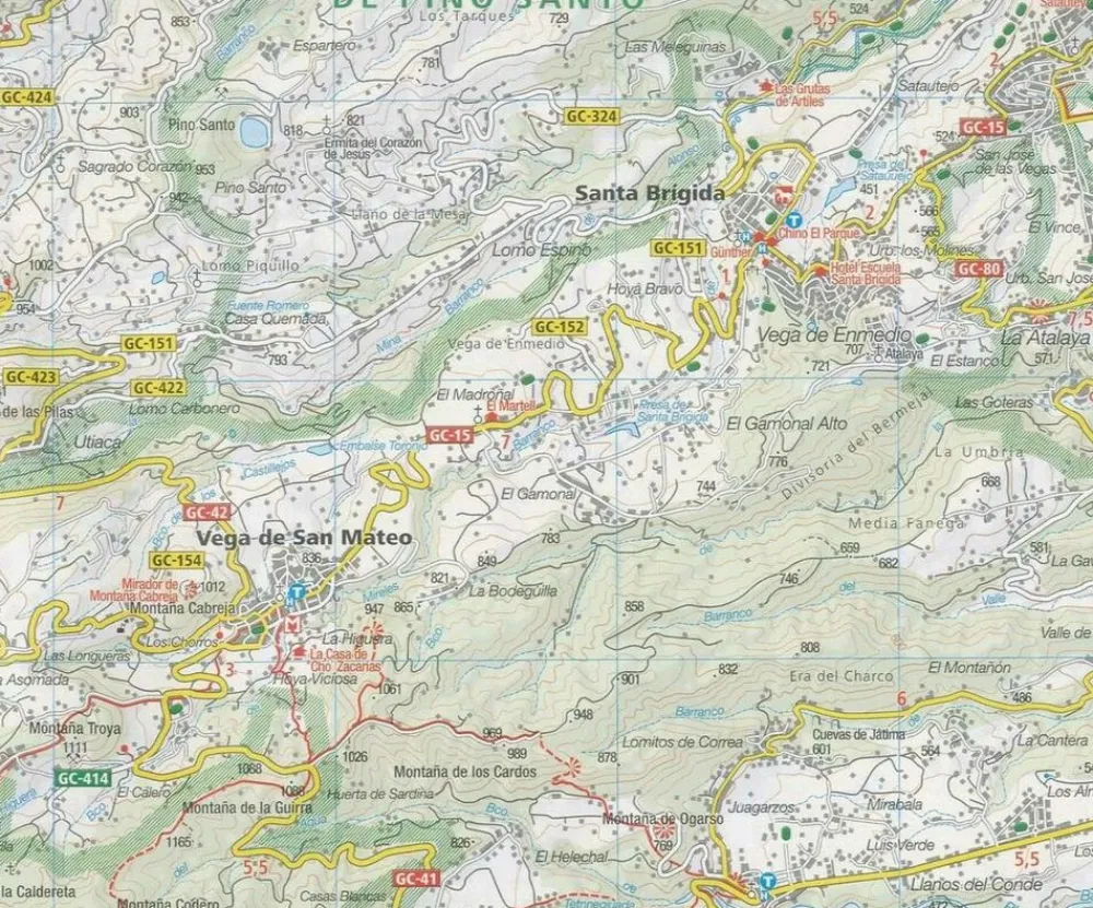 Kompass Spanje & Portugal|Wandelkaart 237 Gran Canaria