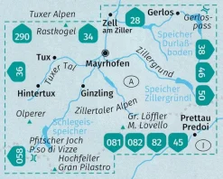 Kompass Oostenrijk|Wandelkaart 037 Mayrhofen
