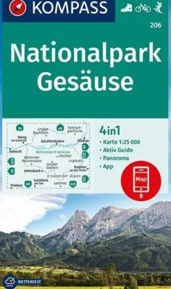 Kompass Oostenrijk|Wandelkaart 206 Nationalpark Gesause