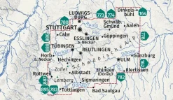 Kompass Duitsland|Wandelkaart 767 Schwabische Alb