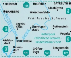 Kompass Duitsland|Wandelkaart 171 Südliche Fränkische Schweiz