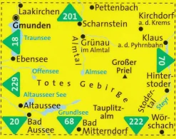Kompass Oostenrijk|Wandelkaart 19 Totes Gebirge - Almtal