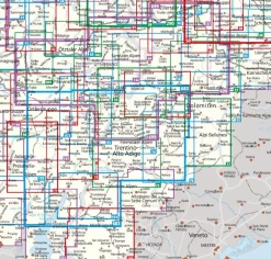 Kompass Italië & Malta|Wandelkaart wk74 Sudtirols suden, bolzano