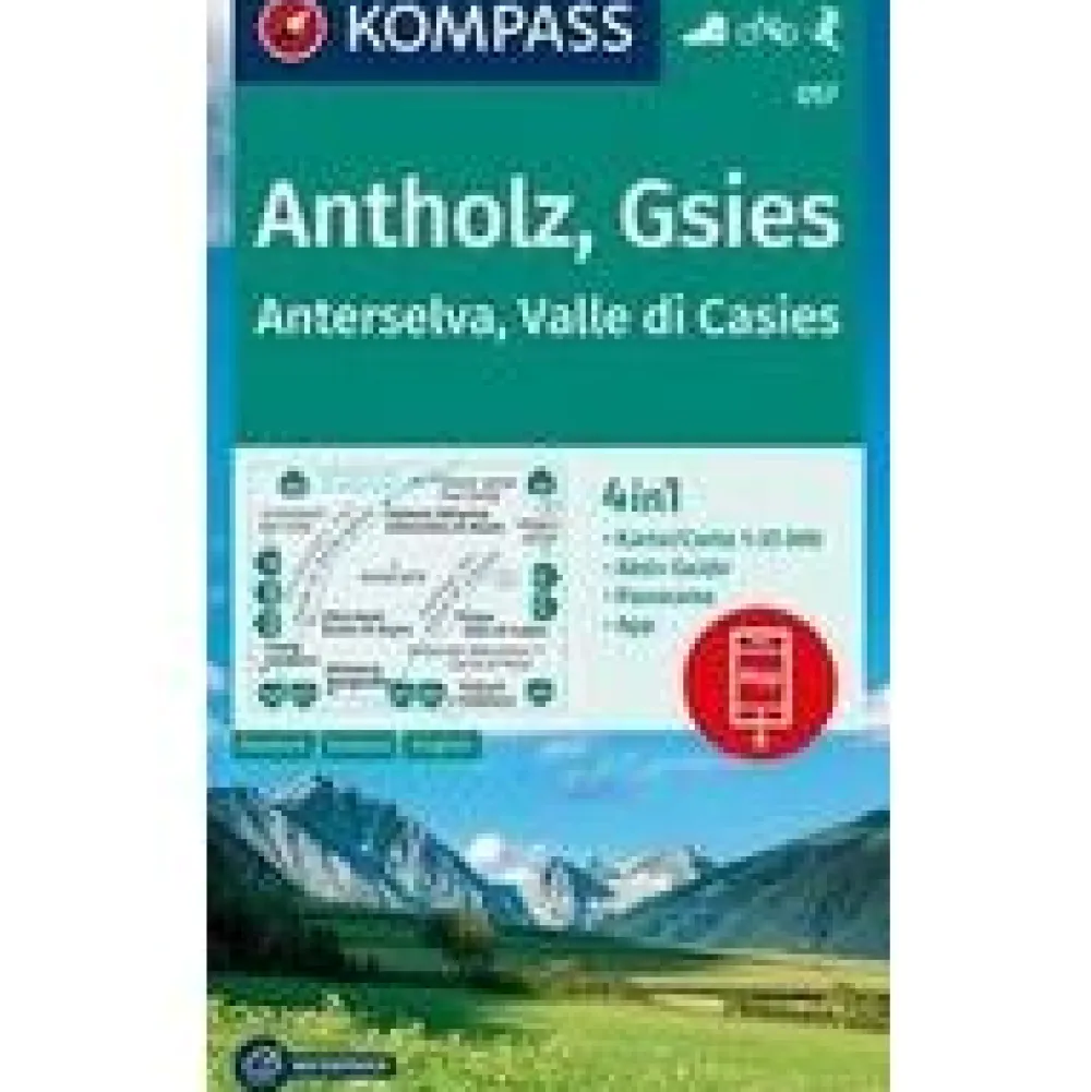 Kompass Italië & Malta|WK057 Antholz, Gsies