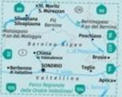 Kompass Italië & Malta|WK93 Bernina, Valmalenco