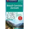 Kompass Italië & Malta|WK87 Breuil, Cervinia, Zermatt