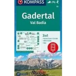Kompass Italië & Malta|WK51 Gadertal, Val Badia