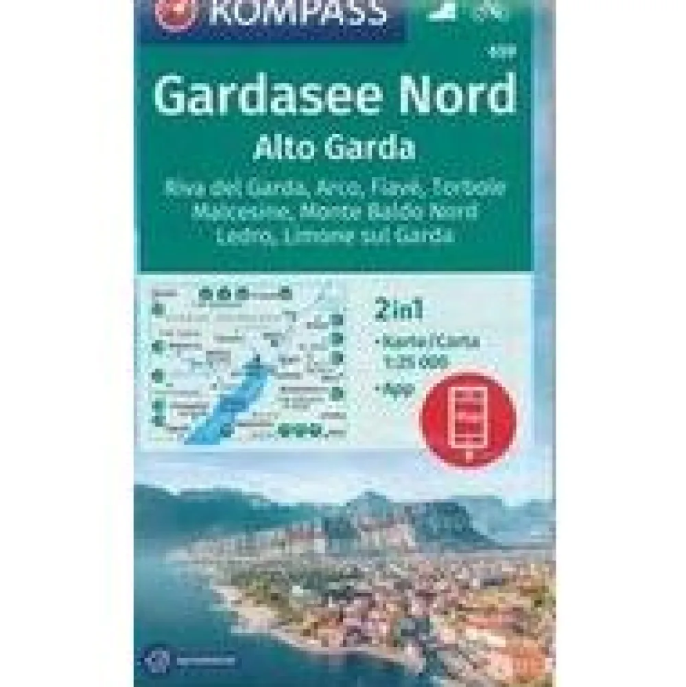 Kompass Italië & Malta|WK659 Gardasee Nord / Alto