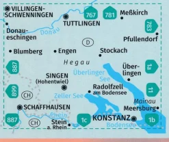Kompass Oostenrijk|Duitsland|WK783 Hegau Westlicher Bodensee