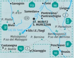 Kompass Zwitserland|WK99 Oberengadin