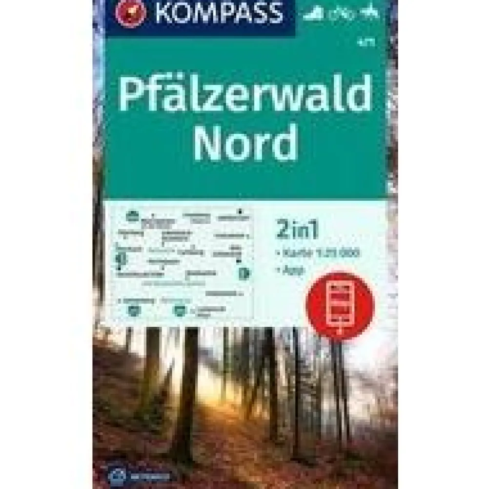 Kompass Duitsland|WK471 Pfalzerwald Nord