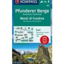 Kompass Italië & Malta|WK081 Pfunderer Berge