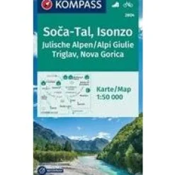 Kompass Balkan, Griekenland & Cyprus|WK2804 Soca-Tal, Isonzo