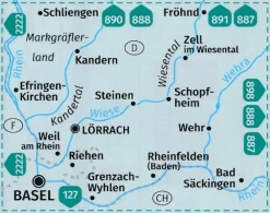 Kompass Zwitserland|WK897 Wiesental Kandertal