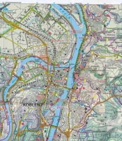 Kummerly en Frey Duitsland|Wandelkaart Untermosel 21 Cochem tot Koblenz