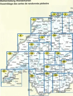 Kummerly en Frey Zwitserland|Wandelkaart 24 Zermatt - Saas-Fee