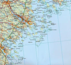 Kummerly en Frey Scandinavië & Ijsland|Wegenkaart Zweden Noord 5 1:400.000