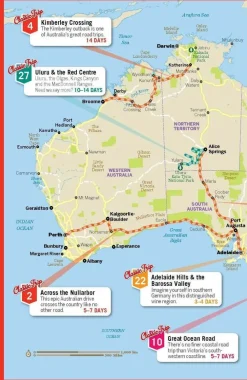 Lonely Planet Australië|Australia's Best Trips - Autoreisgids Australië