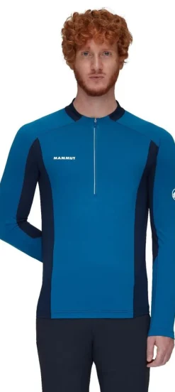 Heren Mammut Shirts Heren|Ondergoed Heren|Aenergy FL half zip longsleeve men