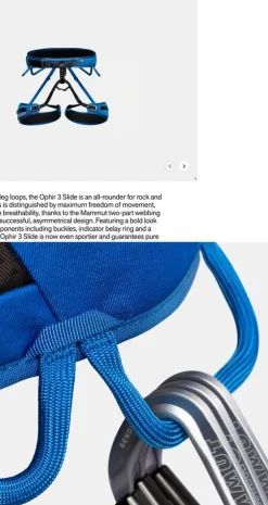 Mammut Klimgordels|Ophir 3 slide