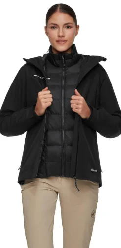 DAMES Mammut Jassen Dames|Treeline 3 in 1 HS Hooded Jacket Women