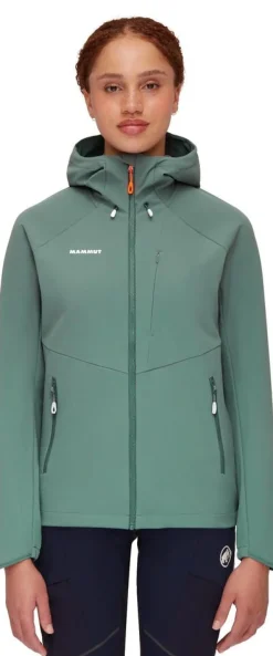 DAMES Mammut Jassen Dames|Ultimate Comfort SO hooded jacket women