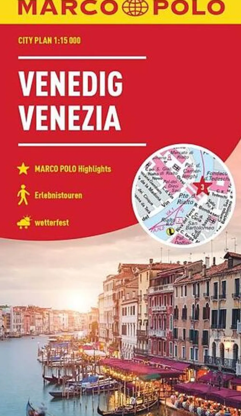 Marco Polo Italië & Malta|City map Venetië
