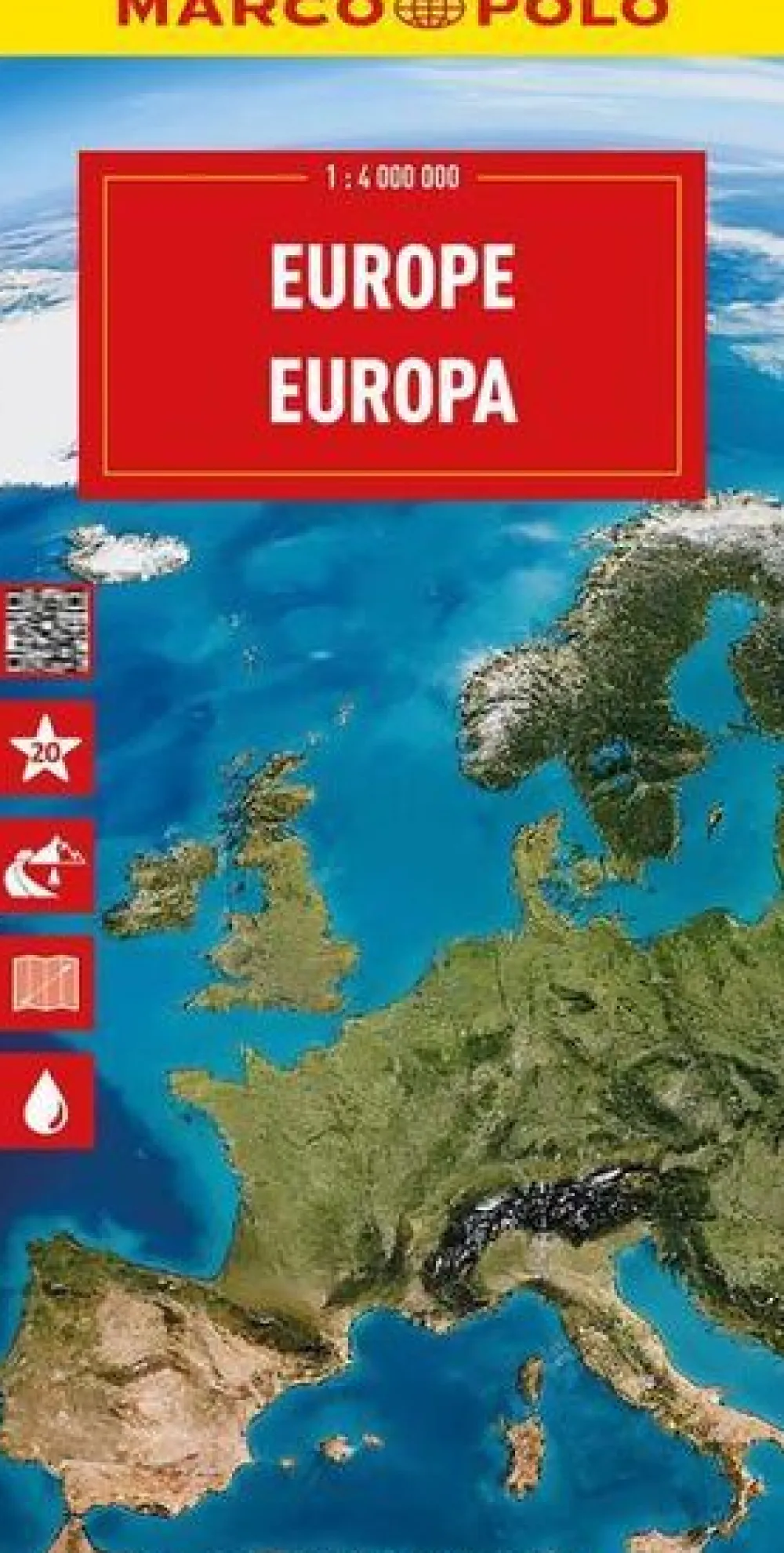 Marco Polo Europa Algemeen|Europa wegenkaart