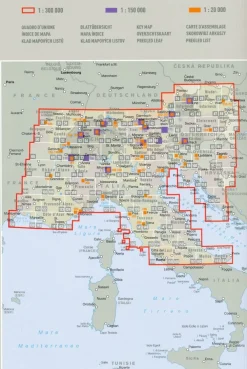 Marco Polo Oostenrijk|Zwitserland|Wegenatlas Alpengebied incl Noord-Italie