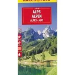 Marco Polo Europa Algemeen|Wegenkaart Alpen