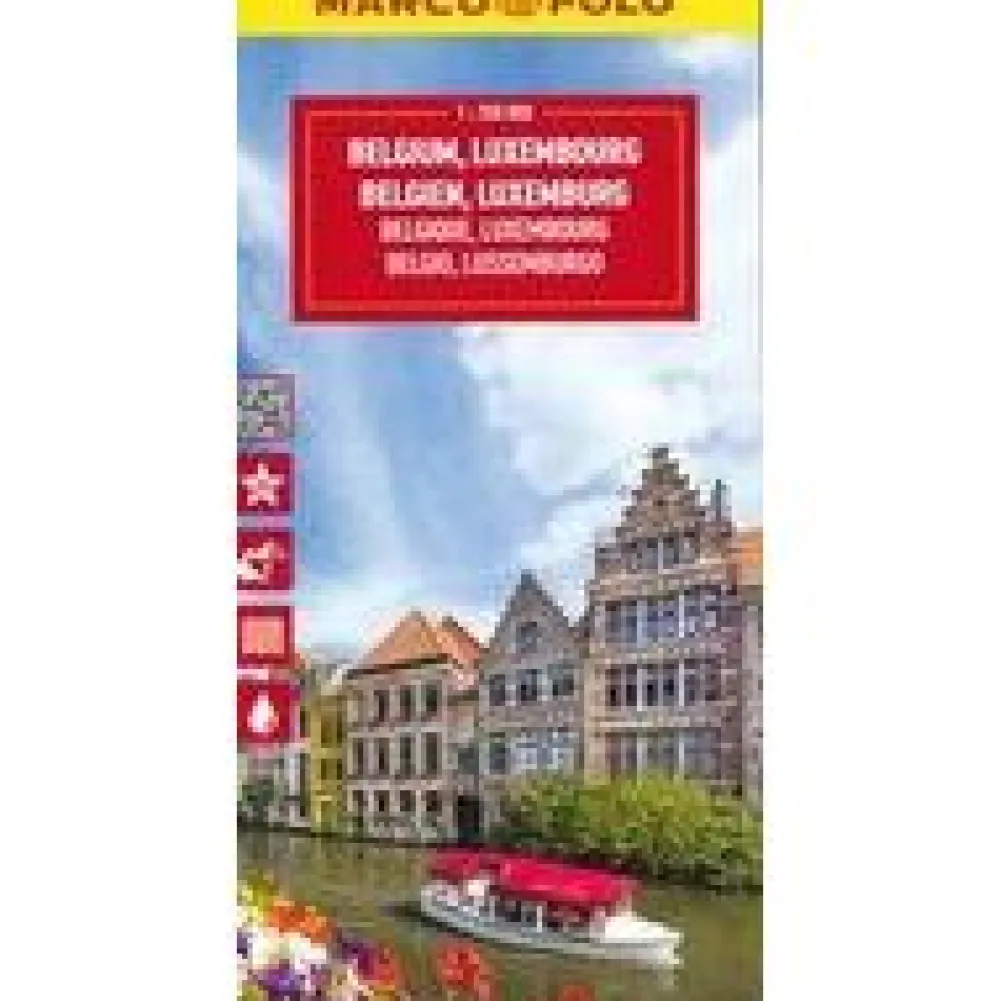 Marco Polo Benelux|Wegenkaart Belgie, Luxemburg