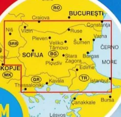 Marco Polo Oost-Europa|Wegenkaart Bulgarije