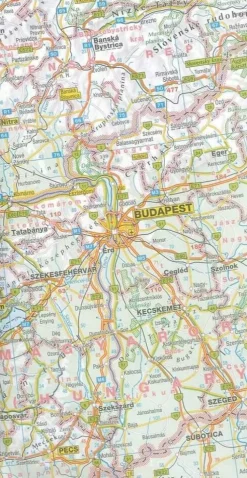 Marco Polo Oost-Europa|Wegenkaart Europa