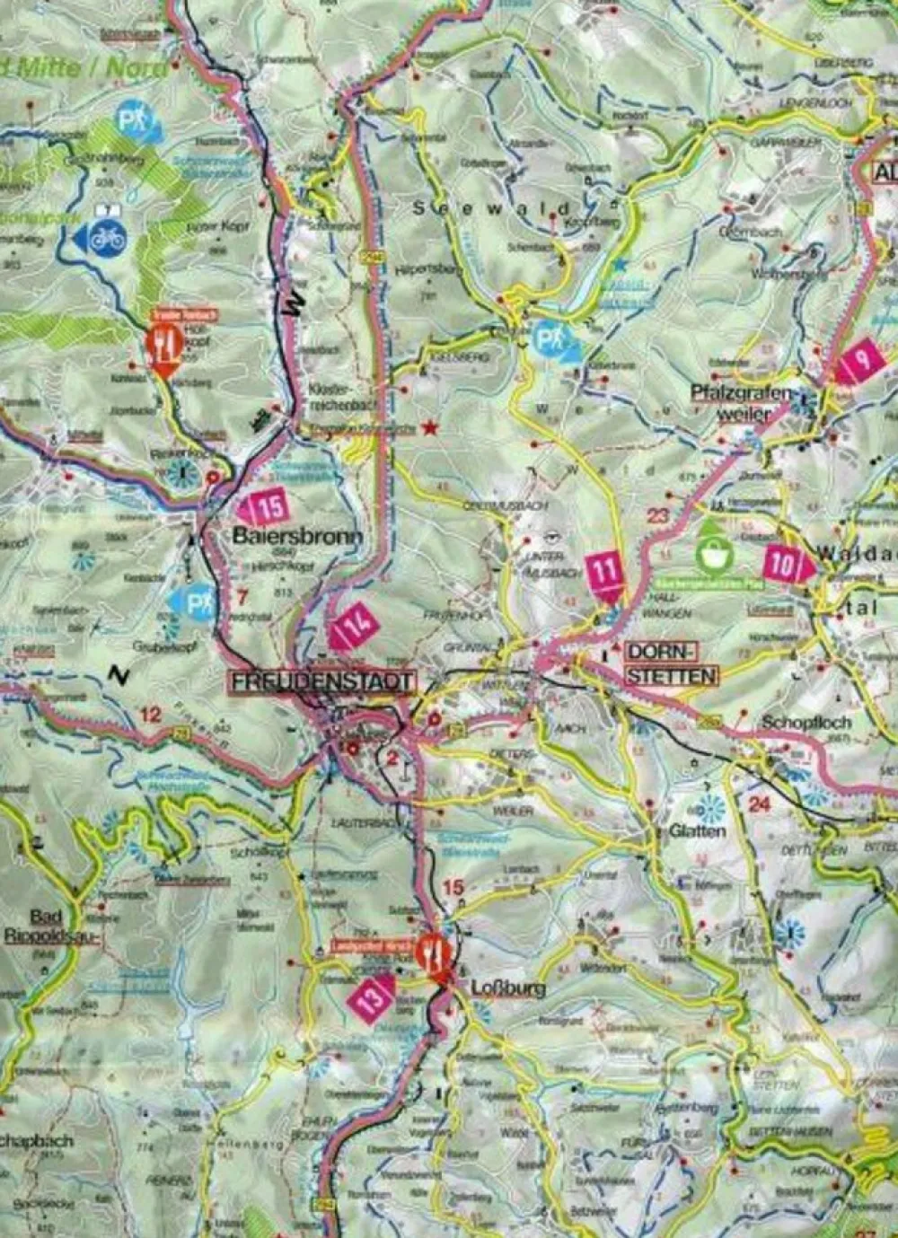 Marco Polo Duitsland|Wegenkaart FZK45 Bayerische Alpen West