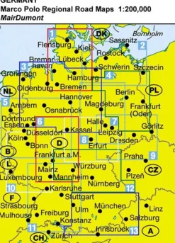 Marco Polo Duitsland|Wegenkaart Hessen 6