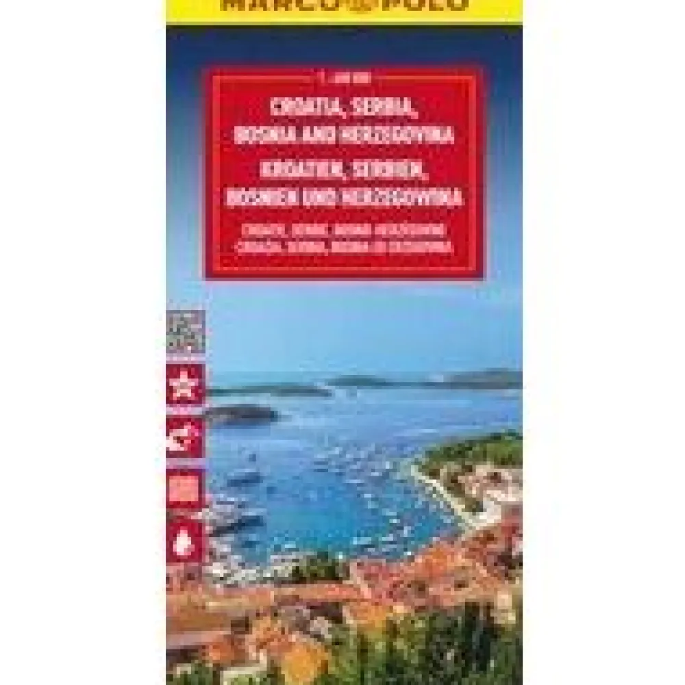 Marco Polo Balkan, Griekenland & Cyprus|Wegenkaart Kroatie Servie Bosnie